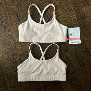 Athleta Girl "Take it Easy" bras, one NWT and one gently used - size 8-10
